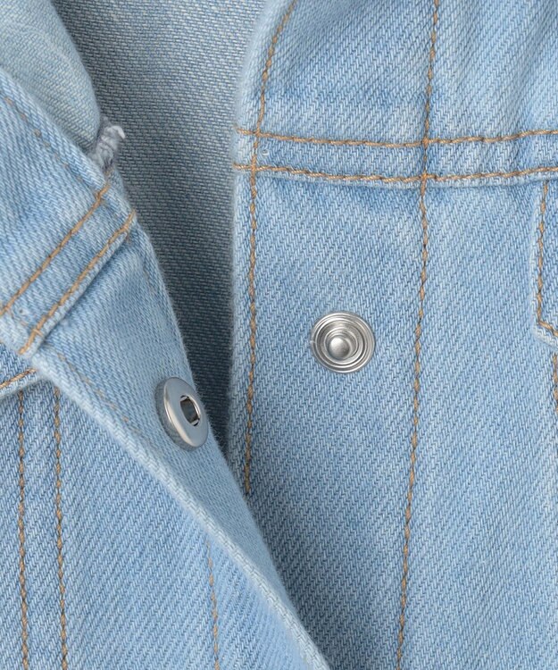 GRACE CONTINENTAL デニムストレートロングワンピース2 バイカラー