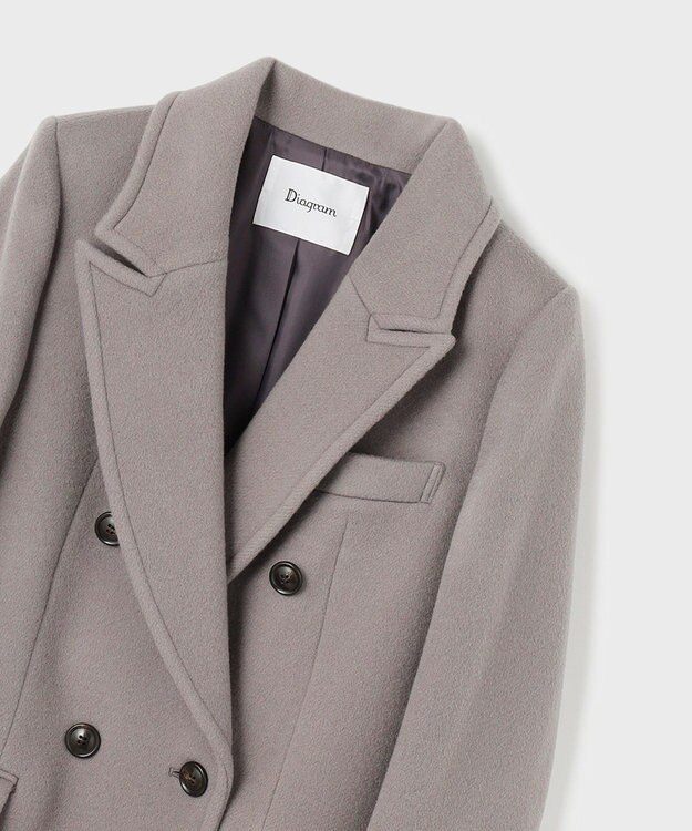 GRACE CONTINENTAL ウールチェスターコート グレー