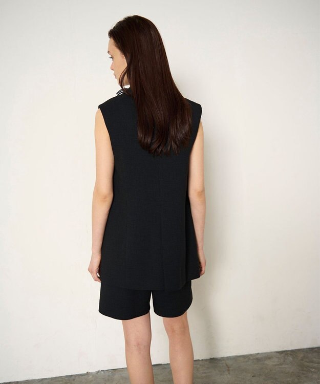 GRACE CONTINENTAL ブッチャーテーラーベスト ブラック