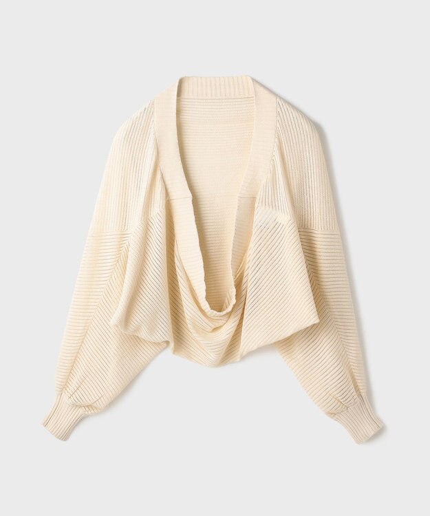 GRACE CONTINENTAL ボレロニットカーディガン キナリ