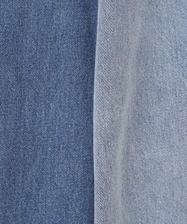 GRACE CONTINENTAL ワイドデニムパンツ バイカラー