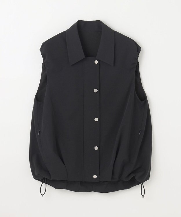 GRACE CONTINENTAL マットツイルタックジレ ブラック