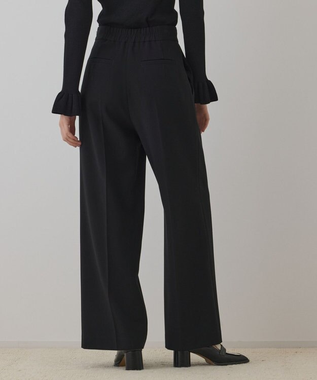 GRACE CONTINENTAL ダブルクロスマリンパンツ ブラック