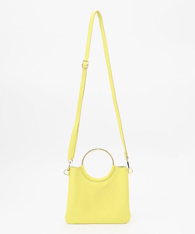 GRACE CONTINENTAL MaisonVincentメタルサークルミニバッグ イエロー