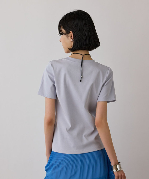 GRACE CONTINENTAL コンパクト天竺トップ ブルー