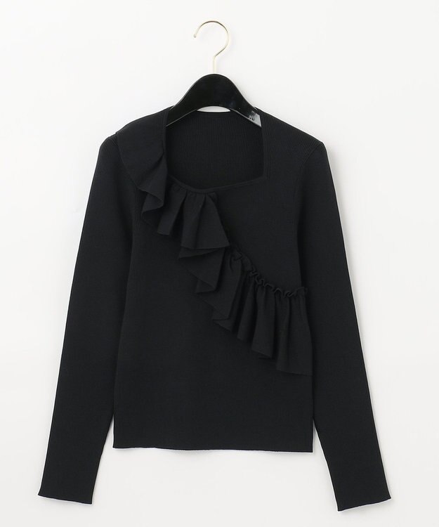 サイドフリルリブニットトップ / GRACE CONTINENTAL | GRACE