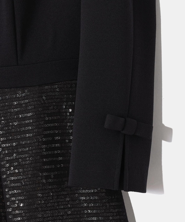 GRACE CONTINENTAL スパングルワンピース ブラック