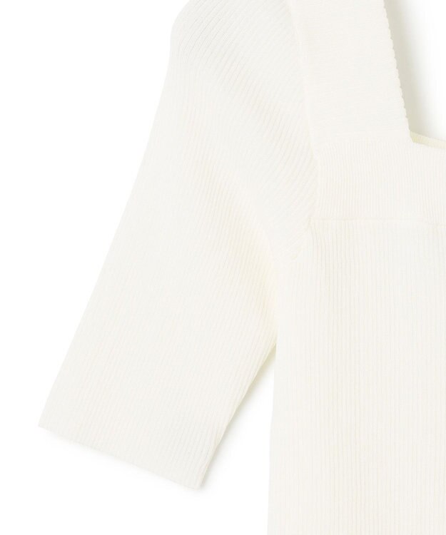 GRACE CONTINENTAL スクエアーネックトップ ホワイト