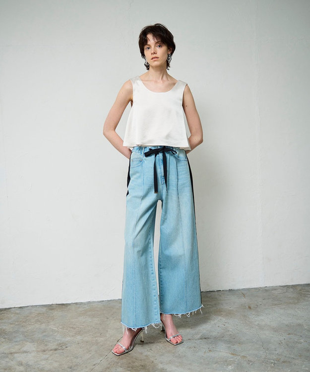 24SS デニムワイドイージーパンツ　Grace Class サイズ38 デニムワイドイージーパンツ / GRACE CONTINENTAL | GRACE