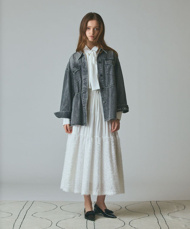 GRACE CONTINENTAL デニムシャツジャケット ブラック