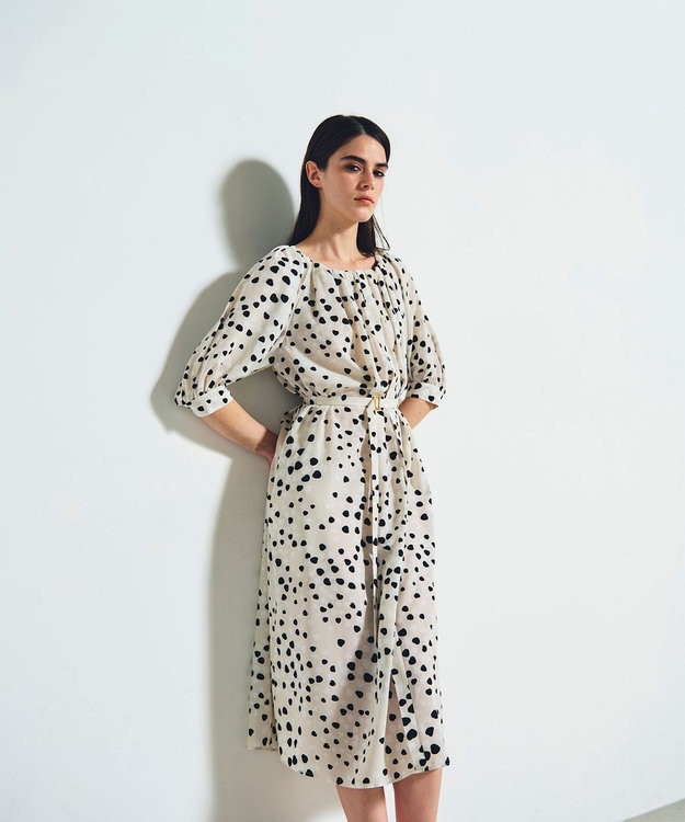 GRACE CONTINENTAL ランダムハートドレープワンピース キナリ