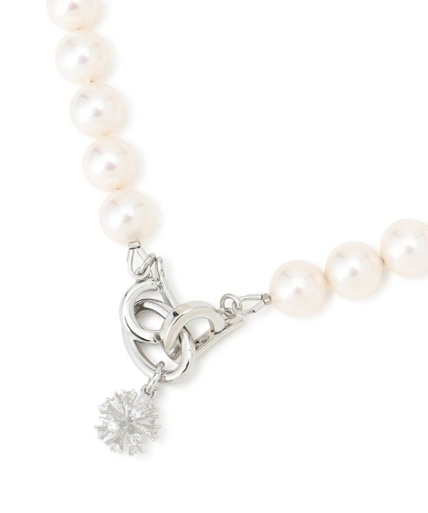 GRACE CONTINENTAL パールビジューネックレス シルバー