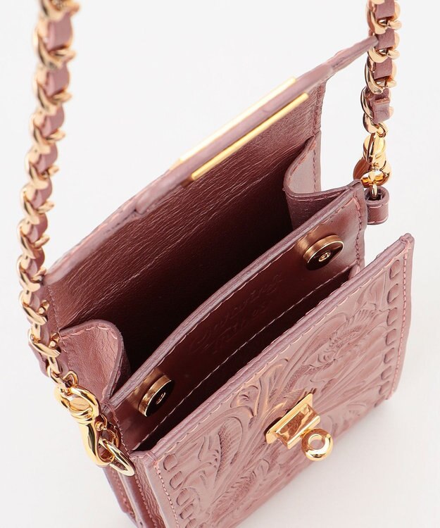 GRACE CONTINENTAL ChainMiniBagMT ピンクゴールド