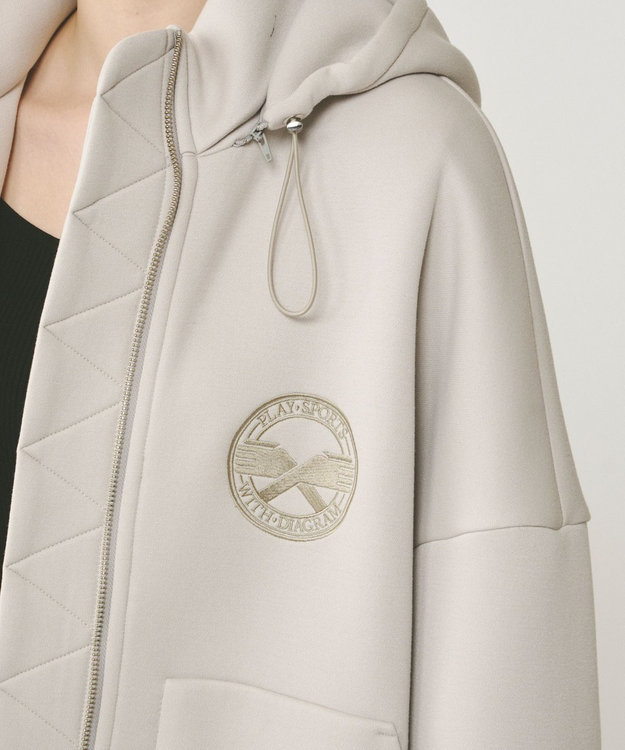 GRACE CONTINENTAL ダンボールフーディー ベージュ