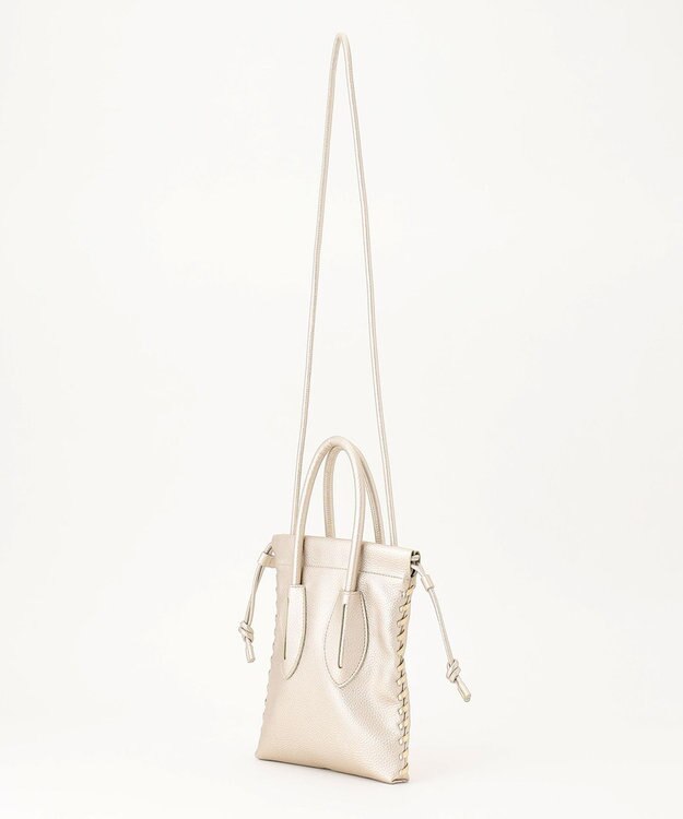 GRACE CONTINENTAL ADD CULUMN TURN BAG シルバー