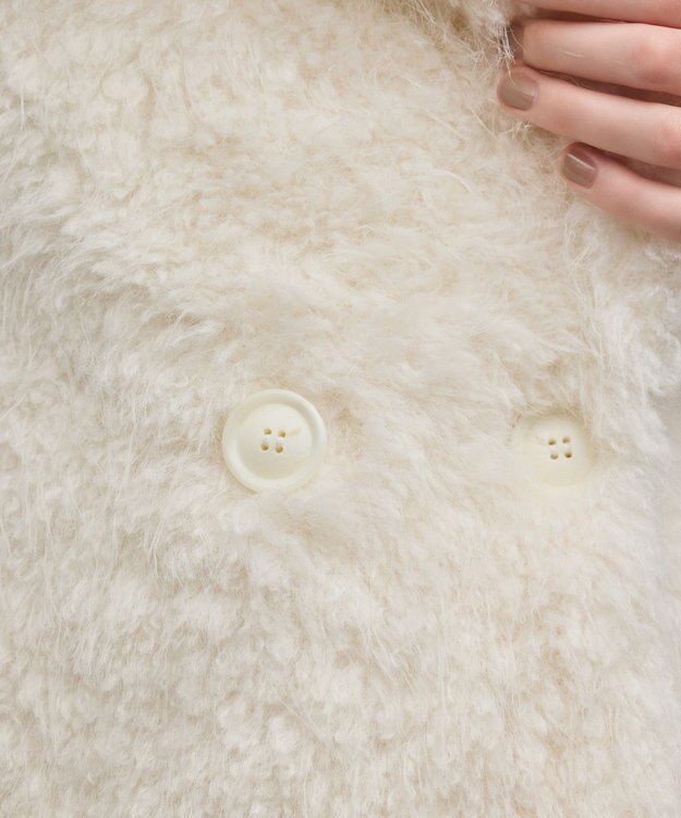 GRACE CONTINENTAL フェイクファーPコート キナリ