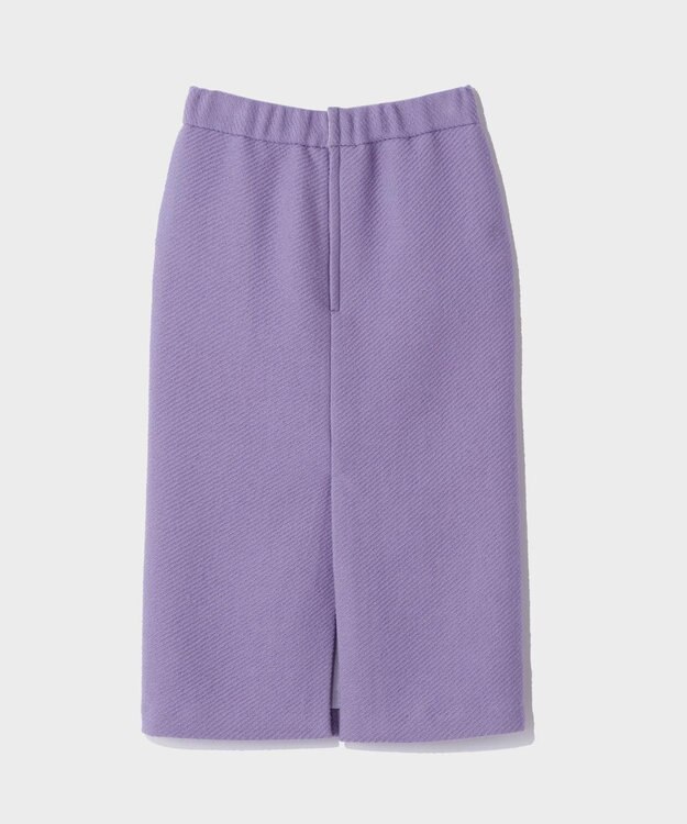 GRACE CONTINENTAL ウールペンシルスカート パープル