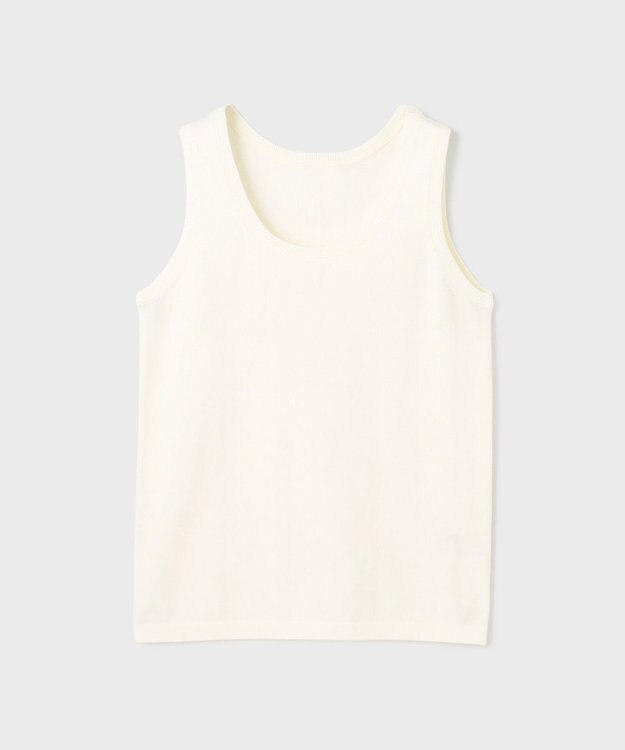 GRACE CONTINENTAL クルーニットトップ ホワイト