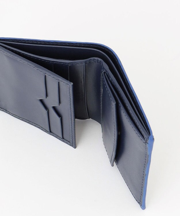 GRACE CONTINENTAL Leather Wallet ネイビー