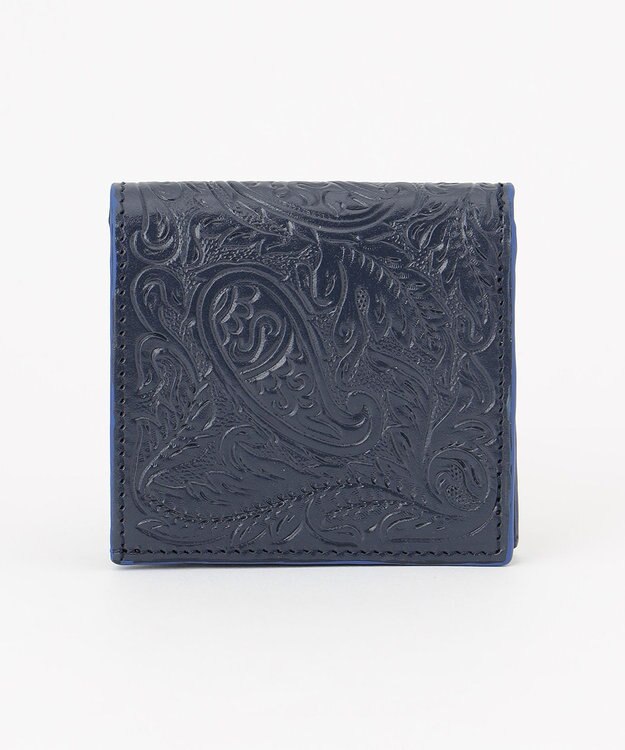 GRACE CONTINENTAL Leather Wallet ネイビー