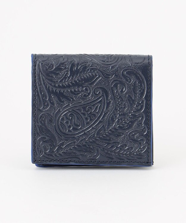 GRACE CONTINENTAL Leather Wallet ネイビー