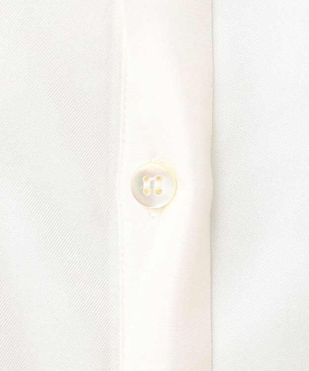 GRACE CONTINENTAL シルクコンビドレスシャツ ホワイト