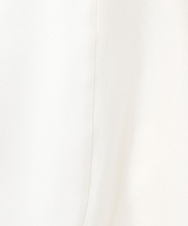 GRACE CONTINENTAL シルクコンビドレスシャツ ホワイト