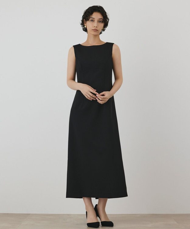GRACE CONTINENTAL バックシャンワンピース ブラック