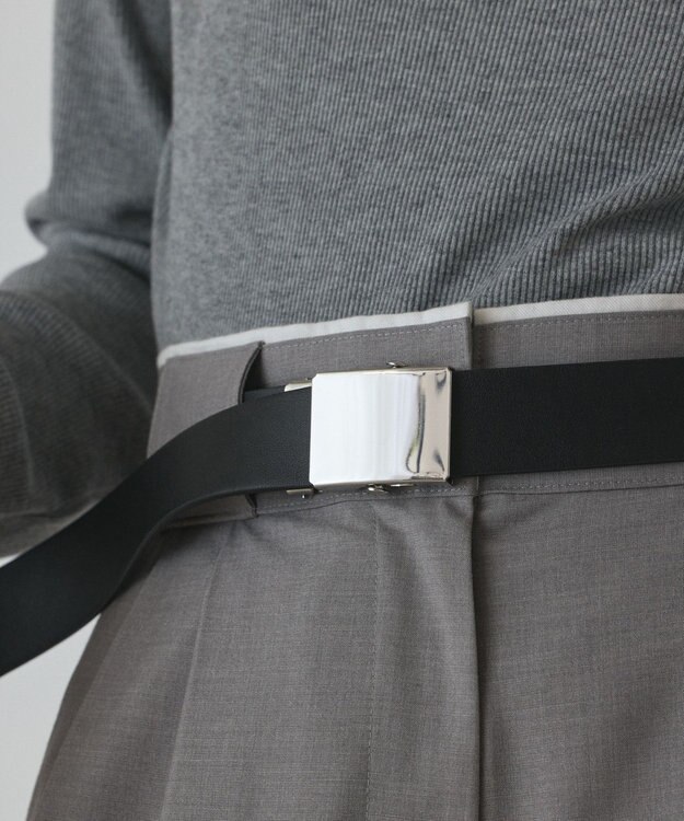 GRACE CONTINENTAL ワイドガチャベルト ブラック