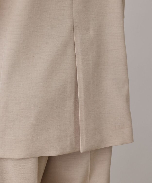 GRACE CONTINENTAL スラブストレッチテーラージャケット ベージュ