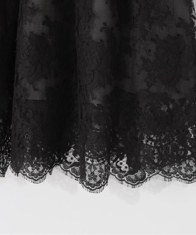 GRACE CONTINENTAL リバーレースドレス ブラック