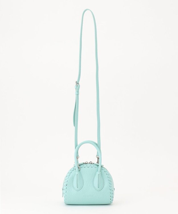 GRACE CONTINENTAL ADD CULUMN BOSTON BAG ブルー