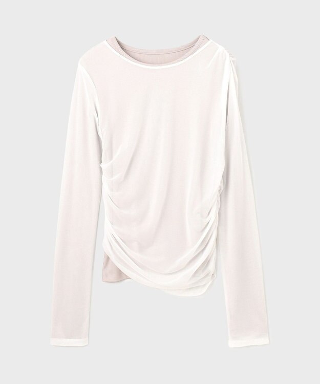 GRACE CONTINENTAL レイヤードカットトップ ホワイト