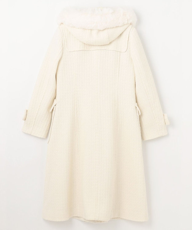 GRACE CONTINENTAL ファーフードダッフルコート キナリ