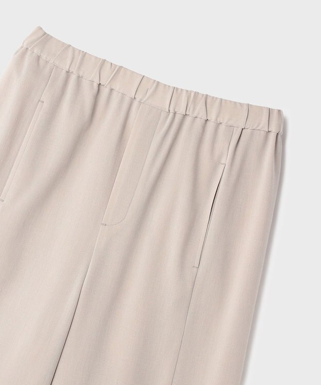 GRACE CONTINENTAL トリアセサイドラインパンツ ベージュ