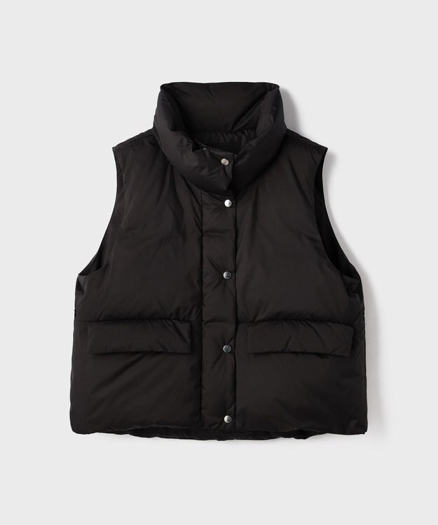 GRACE CONTINENTAL スタンドカラーダウンベスト ブラック