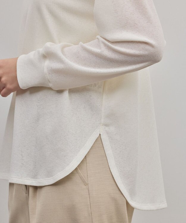 GRACE CONTINENTAL シアーワッフルカットトップ キナリ