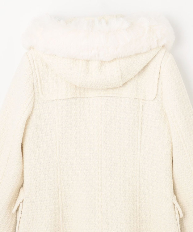 GRACE CONTINENTAL ファーフードダッフルコート キナリ