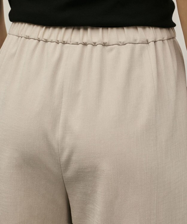 GRACE CONTINENTAL トリアセサイドラインパンツ ベージュ