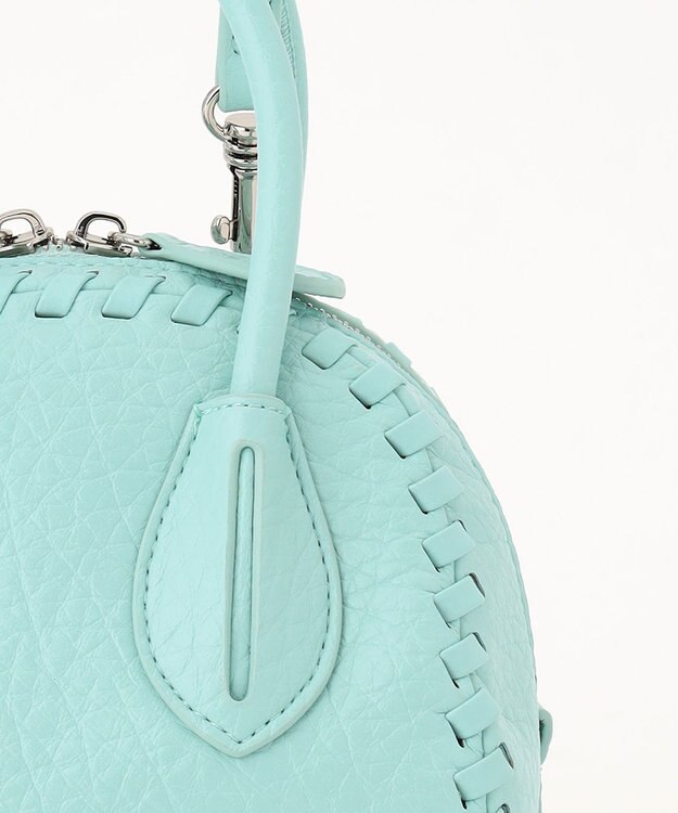 GRACE CONTINENTAL ADD CULUMN BOSTON BAG ブルー