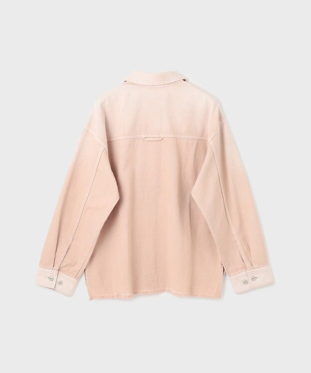 GRACE CONTINENTAL オーバーデニムシャツ ピンク