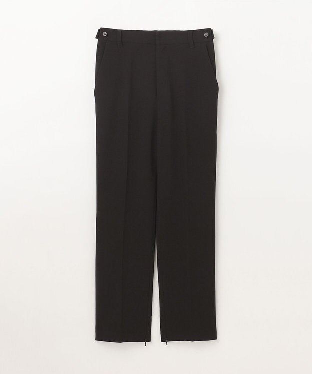 GRACE CONTINENTAL ダブルクロススリムパンツ ブラック