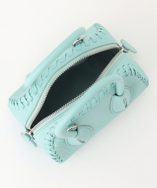 GRACE CONTINENTAL ADD CULUMN BOSTON BAG ブルー