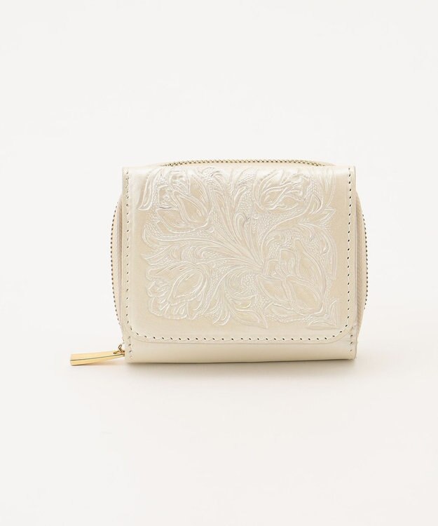 GRACE CONTINENTAL Zipper Wallet パールホワイト