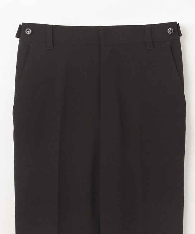 GRACE CONTINENTAL ダブルクロススリムパンツ ブラック