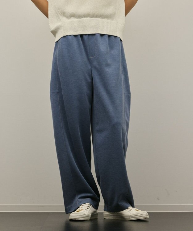 GRACE CONTINENTAL ジャージイージーパンツ ブルー