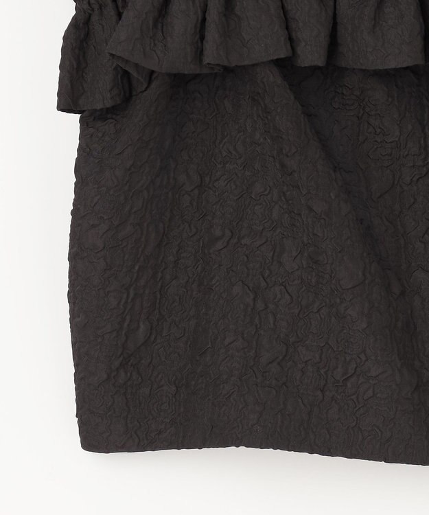 GRACE CONTINENTAL ビスチェチュールトップ ブラック