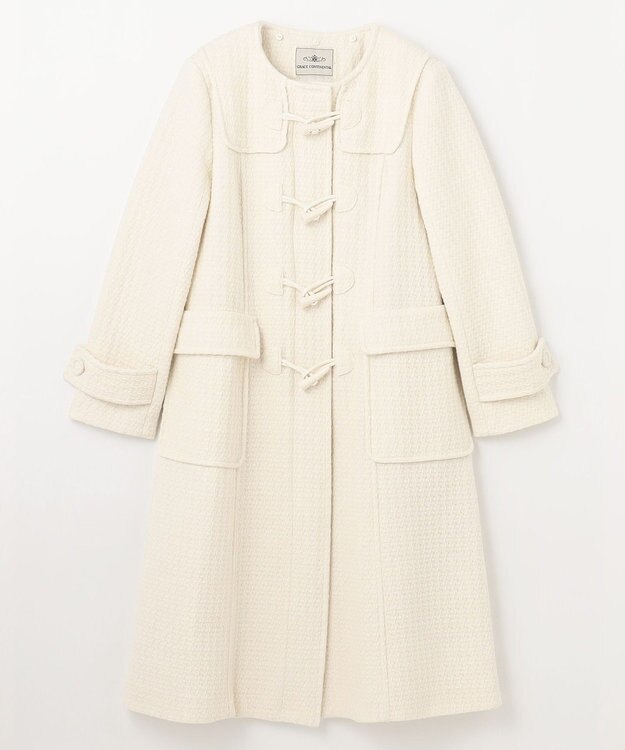 GRACE CONTINENTAL ファーフードダッフルコート キナリ