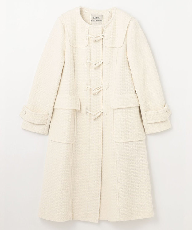 GRACE CONTINENTAL ファーフードダッフルコート キナリ