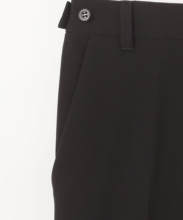 GRACE CONTINENTAL ダブルクロススリムパンツ ブラック